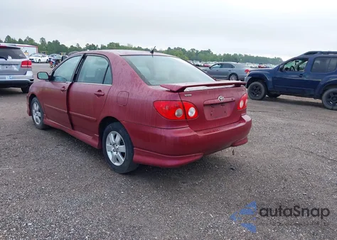 2005 Toyota Corolla S из США, поврежденный, VIN 1NXBR32E55Z423743